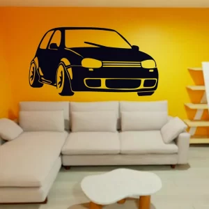 SAMOLEPKA na zeď – VW Golf IV R32